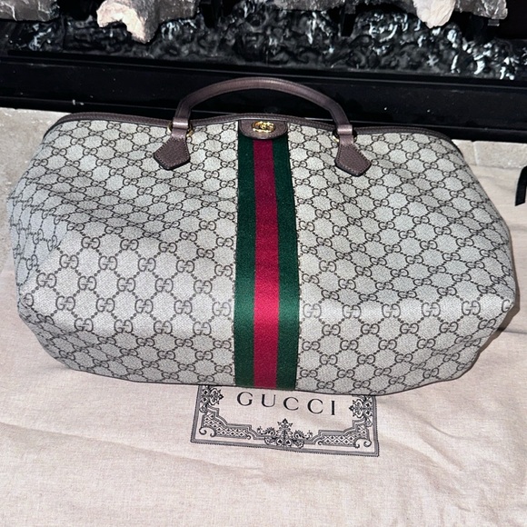 Authentic Gucci GG Supreme Monogram Medium Ophidia Shopping Tote - Picture 5 of 7